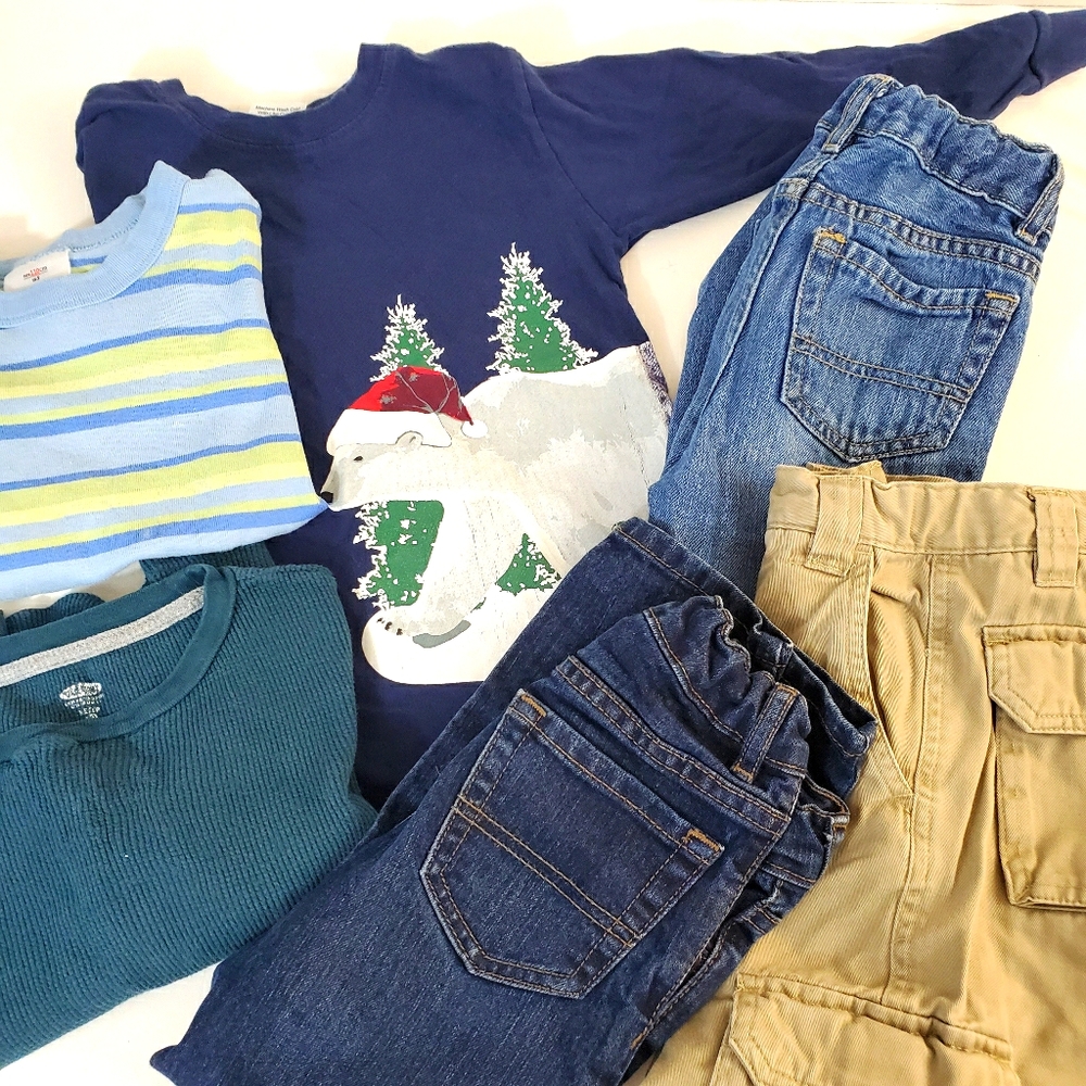 6 pc Mix & Match Outfits Bundle Size 5 Adjustable